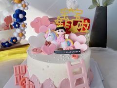 -卡比儿童蛋糕·心意定制·低脂零卡糖动物奶油FancyBALLOON(滨海店)
