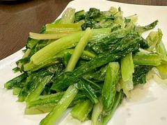 清炒油麦菜-老牌坊鲁菜名店(宽厚里店)