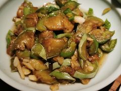 酱烧茄子豆角-望湘园·洞庭渔宴(浦江欢乐颂店)