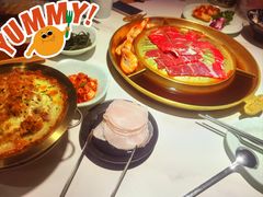 南美虾锅底-猪啊牛呀羊啊铜盘烤肉(正大广场店)