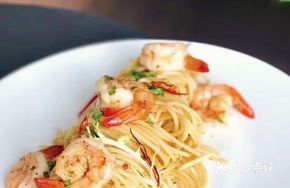 Garlic Shrimp Spaghetti