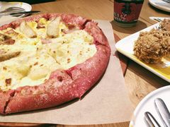 爆果肉榴莲拼夏威夷披萨-乐凯撒披萨(海岸城店)