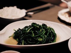 清炒菠菜-莫干山郡安里度假酒店-桃尖中餐厅