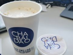 双倍芝士奶盖-茶百道(龙阳广场店)