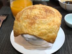 酥皮法式蘑菇汤-大佛寺高级素食自助餐厅