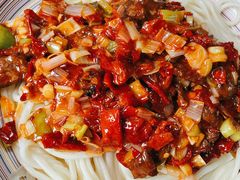 -歹歹的加个面过油肉拌面