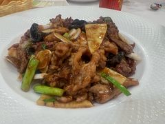 传统爆三样-万荣烤鸭店·北京菜(天坛店)