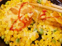 料理烤芝士玉米粒-老东镇啤酒屋海鲜加工·蒸汽海鲜·海鲜烧烤(台东店)