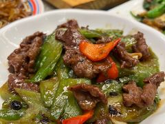 苦瓜炒牛肉-新辉港式茶餐厅(北栅店)