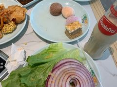 -绿岛港轩海鲜烤肉涮锅自助餐厅