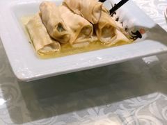 鸡汁荠菜百叶包-绍兴饭店(大宁店)