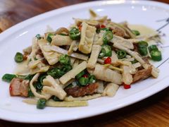 高山笋炒鲜肉-下梅人家土菜馆(历史文化餐厅度假区店)