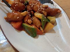 糖醋素排-禧和源养生素食茶馆