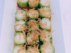 银鱼仔蒜蓉蒸胜瓜-潮喜竹溪荔湖酒家(荔枝湾店)