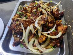 炒鸡架-勃利地摊·勃立小串烧烤