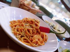 辣味大虾海鲜意面-1981牛排西餐厅(海信店)