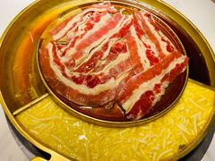 澳洲牛五花锅-猪啊牛呀羊啊铜盘烤肉(正大广场店)