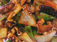 炒鱿鱼-贤花饭店(胶州店)