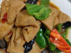 雁来蕈豆腐-天乐农家鱼头王(天目湖店)