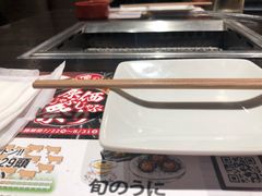 餐具摆设-俺的焼肉(銀座9丁目店)