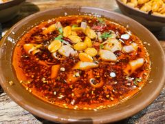 红油冒鸭肠-串大叔炭火烤串·鸡西大冷面刀削面(总店)