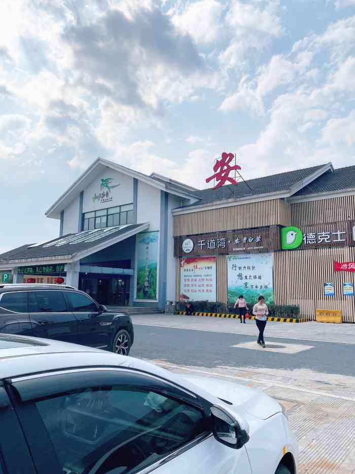 安吉服务区停车场-"开车去江苏,路上到安吉服务区小憩.疫情期.
