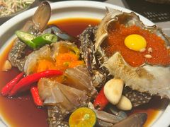 -草家酱蟹炭火烤肉店(珲春南路一店)