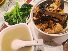 金菜云耳鸡丝炖饭-仁信双皮奶(庙前直街店)