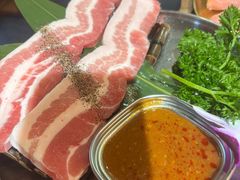 -明洞阿姨·韩式酱蟹烤肉·创意料理(三元桥店)