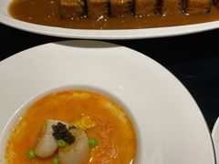松露肉汁扒自制菠菜豆腐-丽晶轩中餐厅(重庆丽晶酒店)