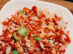 红菜汁瑶柱炒饭-广州天河合景福朋喜来登酒店 · 聚味轩中餐厅