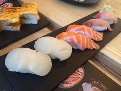 三文魚腩油甘魚帆立貝壽司-Sushi Love 创意寿司(丽影广场店)