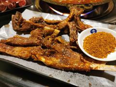 特色烤羊排-蒙古大营羊蝎子火锅烧烤(安东巷店)