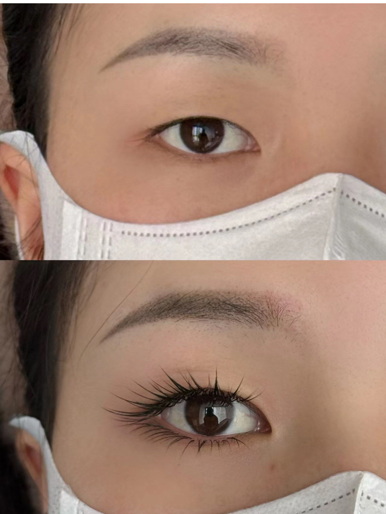 单眼皮肿眼泡睫毛款式