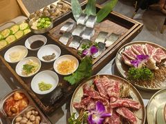 -围炉肉舍•炭烤活鳗•丹东海鲜烤肉(步行街店)