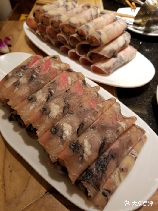 巴奴毛肚火锅(悠唐购物中心店)-乌鸡卷图片-北京美食-大众点评网