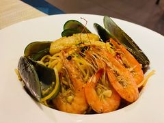 海鲜蒜香意面-又见马甲M8融合西餐厅(厦门体育中心店)