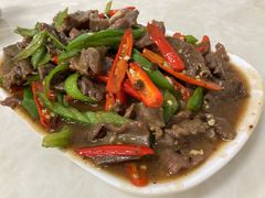指天椒炒牛肉-好好滋味茶餐厅