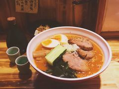 黑麻油豚骨拉面-老龙亭拉面店