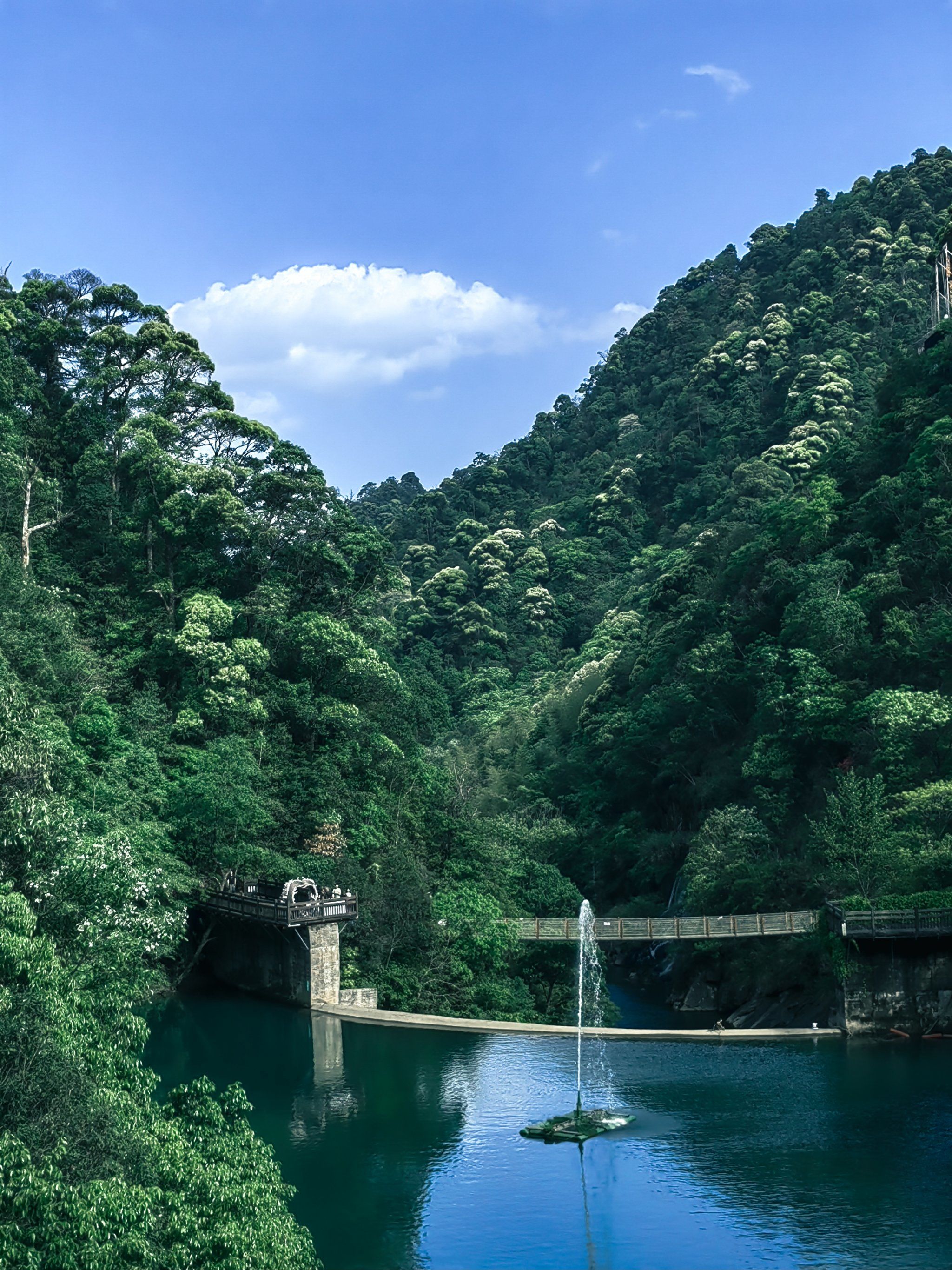 五一出游最怕人山人海,今天让我们很惊喜的是来到逍遥谷景区,居然没人