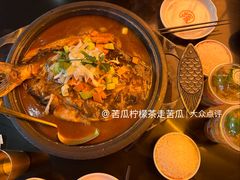 酱香味烤鱼-探鱼·鲜青椒爽麻烤鱼(三水广场店)