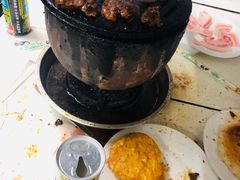 鸡蛋炸馒头片-大槐树烤肉馆