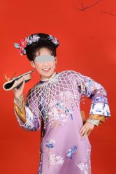 -后宫·古装汉服京剧儿童亲子全家福摄影