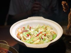 干锅手撕包菜-楼兰新疆主题餐厅(苏州中心店)