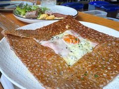 巴黎火腿鸡蛋芝士蘑菇可丽饼-RAC BAR(安福路店)