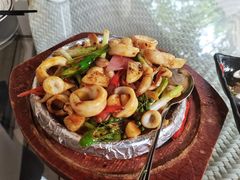 铁板鲜胡椒脆鲜鱿-T館·花园艺术餐厅