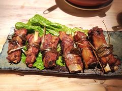 香茅草捆排骨-缘生态云南菜·野生菌庭院餐厅(华侨城店)
