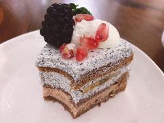 黑芝麻巧克力蛋糕-dokidoki