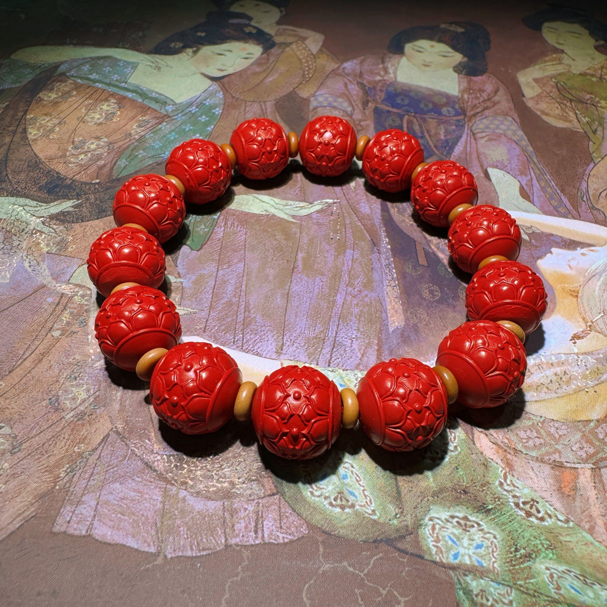 各种各样的朱砂手串