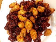 黑蒜子牛肉粒-陈傻子餐厅(世纪都会店)